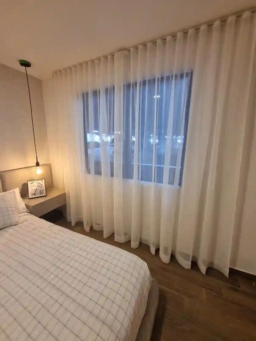 Barrera textil contra ruido exterior